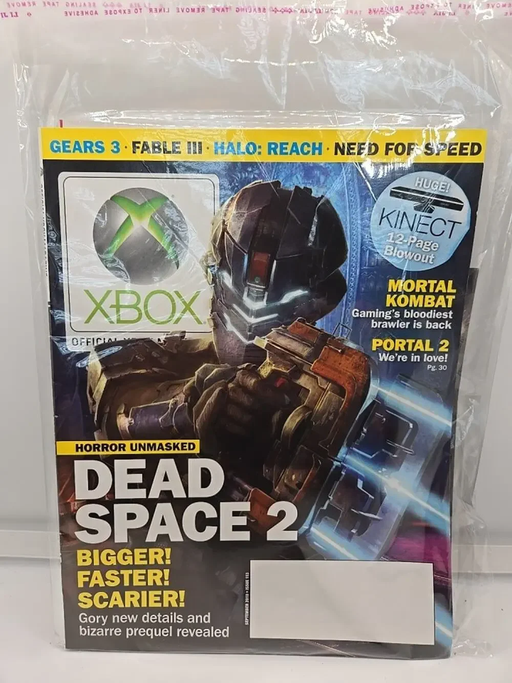 Official Xbox Magazine DEAD SPACE 2 Sept 2010 Issue #113